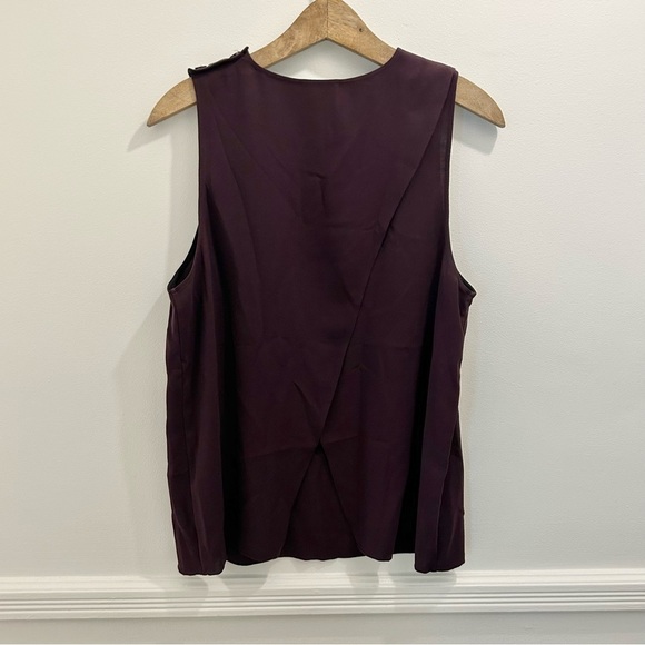 Aritzia Wilfred Tank Top Large purple open back - Picture 2 of 8